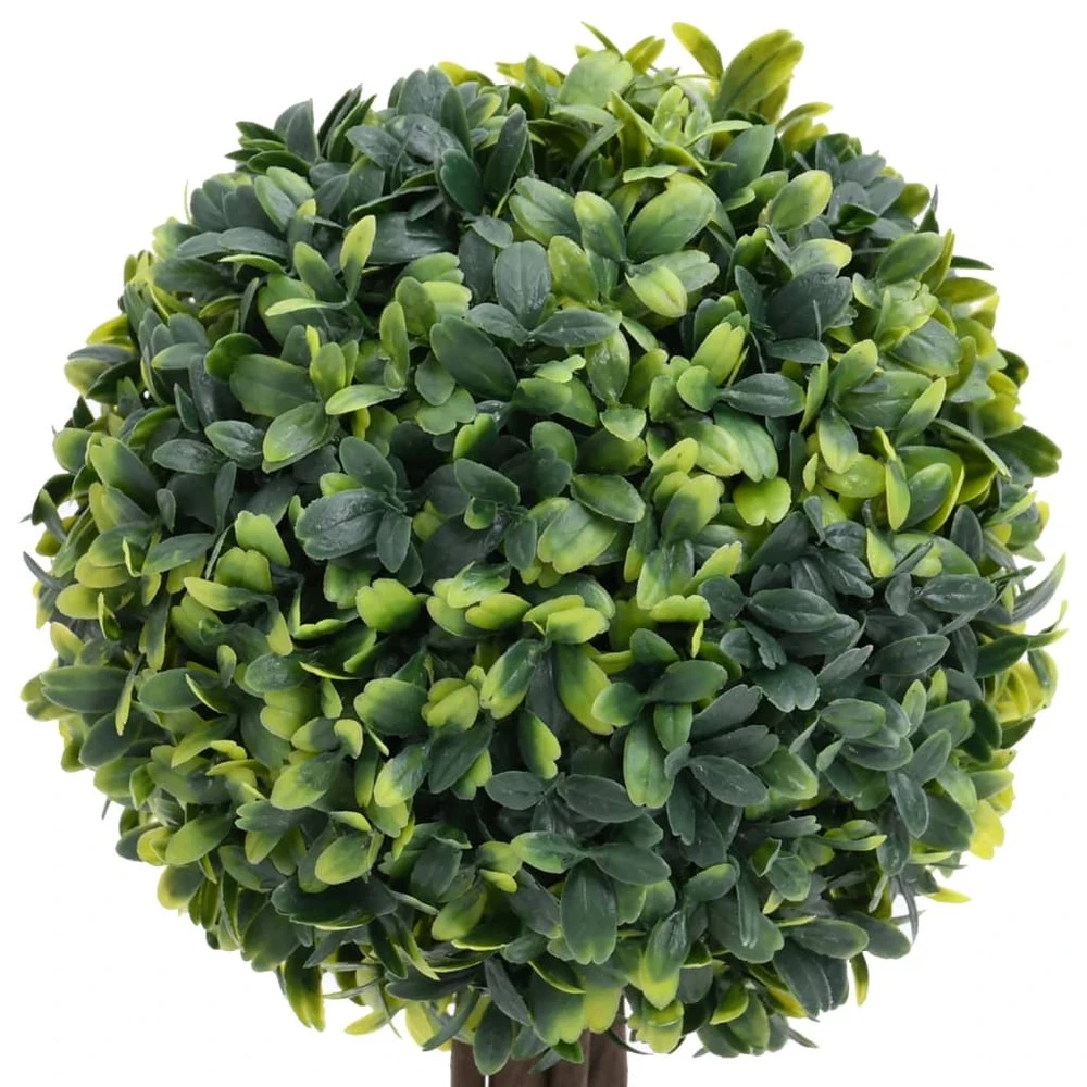 VIDAXL Plantes De Buis Artificiel 2 Pcs Avec Pots Boule Vert 56 Cm 7 VIDAXL Plantes De Buis Artificiel 2 Pcs Avec Pots Boule Vert 56 Cm – Image 5