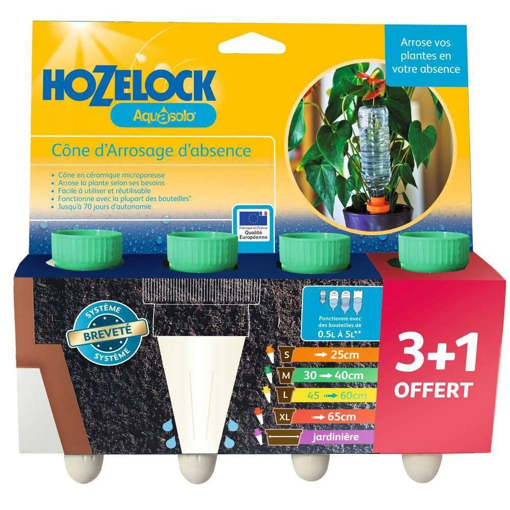 Cône D'Arrosage D'absence : 30 à 40 Cm 20 Cl - M, Vert - Pack 3+1 4 Cône D'Arrosage D'absence : 30 à 40 Cm 20 Cl - M, Vert - Pack 3+1 – Image 2