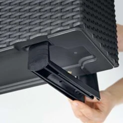 LECHUZA Supports Pour Balconnière X2 En Polypropylène, Noir -Promos Botanisia Magasin 382602 010