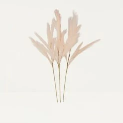 Plumeau Artificiel Rose 110cm Lot De 3