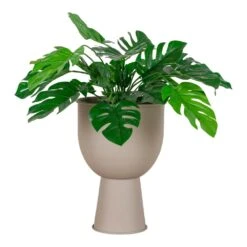 Amalfi Flowerpot Pot De Fleurs En Gris Beige