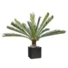 Palmier Cycas Artificiel En Pot H 100 Cm Vert - Choisissez Votre Hauteur: H 100