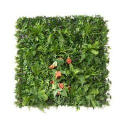 Mur Végétal Artificiel Extérieur Et Intérieur Prêt à Poser 1m X 1m Tropical