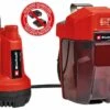Einhell Pompe D’évacuation Eaux Claires Sans Fil Ge-sp 18 Li - Capacité 5000 L/h - Profondeur D'immersion 4 M - Sans Batterie -Promos Botanisia Magasin 645d5901db1b21.16575590