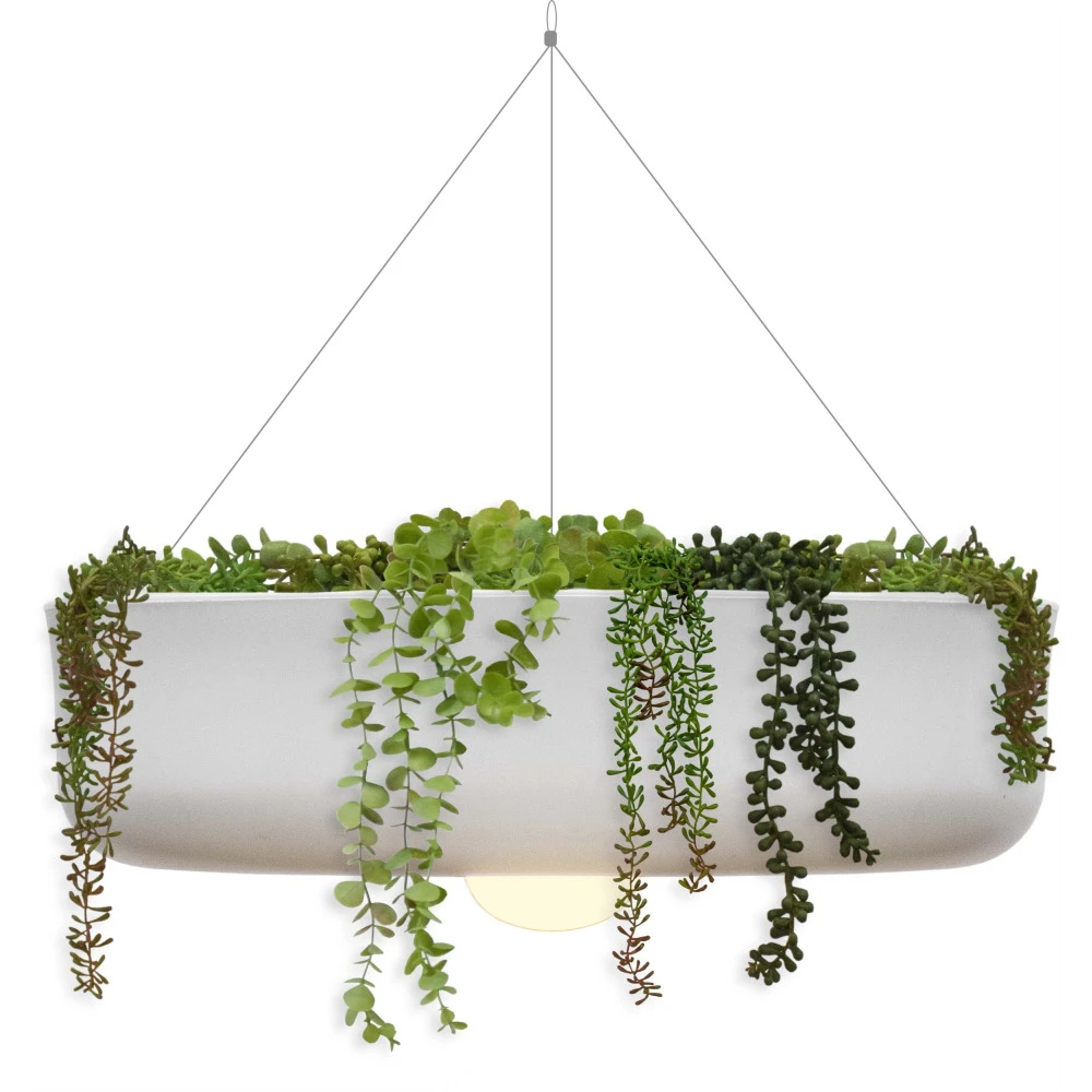 Jardinière Ronde Suspendue Avec éclairage Sans Fil Elba 59 Cm De Diamètre 3 Jardinière Ronde Suspendue Avec éclairage Sans Fil Elba 59 Cm De Diamètre