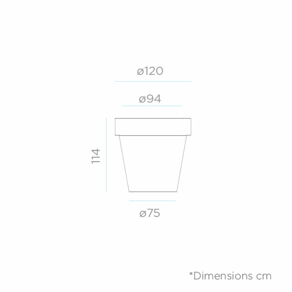 Pot De Fleurs Magnolia 120 ø120x114cm - Bronze 5 Pot De Fleurs Magnolia 120 ø120x114cm - Bronze – Image 3