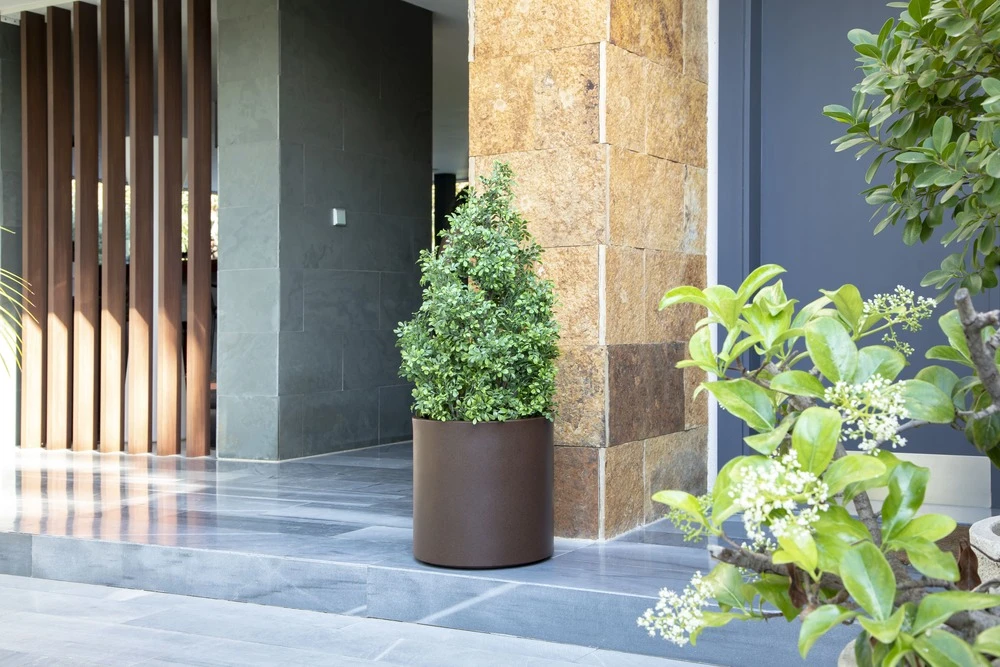 Pot De Fleurs Hortensia 50 ø50x50cm - Bronze 4 Pot De Fleurs Hortensia 50 ø50x50cm - Bronze – Image 2