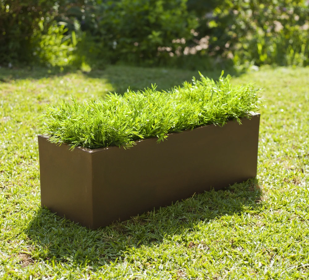 Jardinière Jara 100x35x32cm - Bronze 4 Jardinière Jara 100x35x32cm - Bronze – Image 2