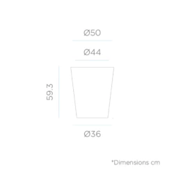 Pot De Fleurs Gerbera ø50x59,5cm - Noir -Promos Botanisia Magasin 6478c7f6ead164.60670732