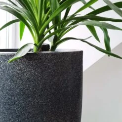 Pot à Fleurs Waste Smooth 43x41 Cm Gris -Promos Botanisia Magasin 64798961a64762.22578168