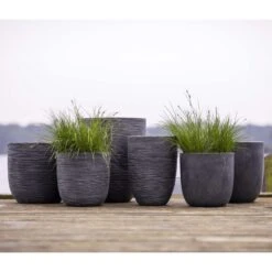 Pot à Fleurs Waste Smooth 43x41 Cm Gris -Promos Botanisia Magasin 64798961b7a3d7.80736285