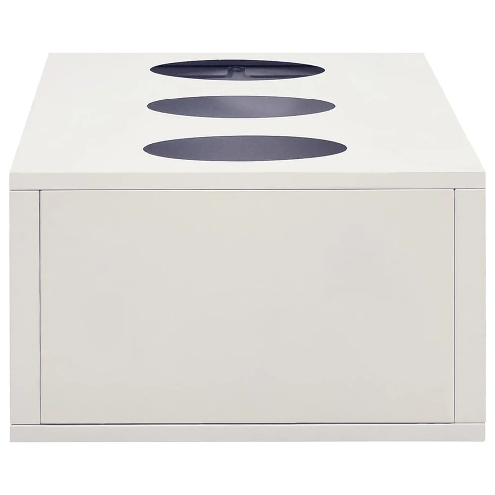 VIDAXL Boîte à Fleurs De Bureau Gris Clair 90x40x23 Cm Acier 6 VIDAXL Boîte à Fleurs De Bureau Gris Clair 90x40x23 Cm Acier – Image 4