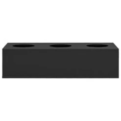 VIDAXL Boîte à Fleurs De Bureau Anthracite 90x40x23 Cm Acier -Promos Botanisia Magasin 6498c6fe8e2473.08540605