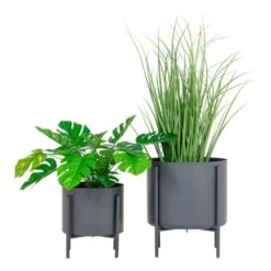 Pots De Fleurs Pavia 2 Pots De Fleurs En Gris -Promos Botanisia Magasin 6d087c688e01c3d2