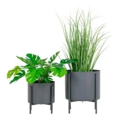 Pots De Fleurs Pavia 2 Pots De Fleurs En Gris -Promos Botanisia Magasin b1a995a531ae17be
