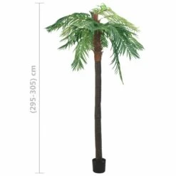 VIDAXL Palmier Phoenix Artificiel Avec Pot 305 Cm Vert -Promos Botanisia Magasin d4fee673f7664f56